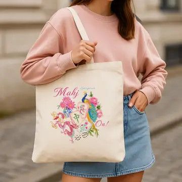 Get Our Mahj On Canvas Tote Bag