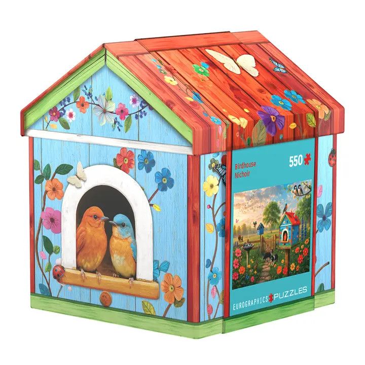 Birdhouse Tin, 550 Pieces