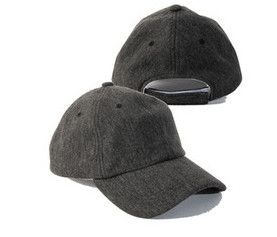 Charlotte Fleece Baseball Cap, Black