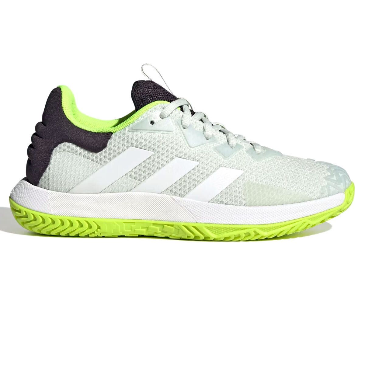 Adidas SoleMatch Control Men&#39;s Tennis Shoes - Crystal Jade / Cloud White