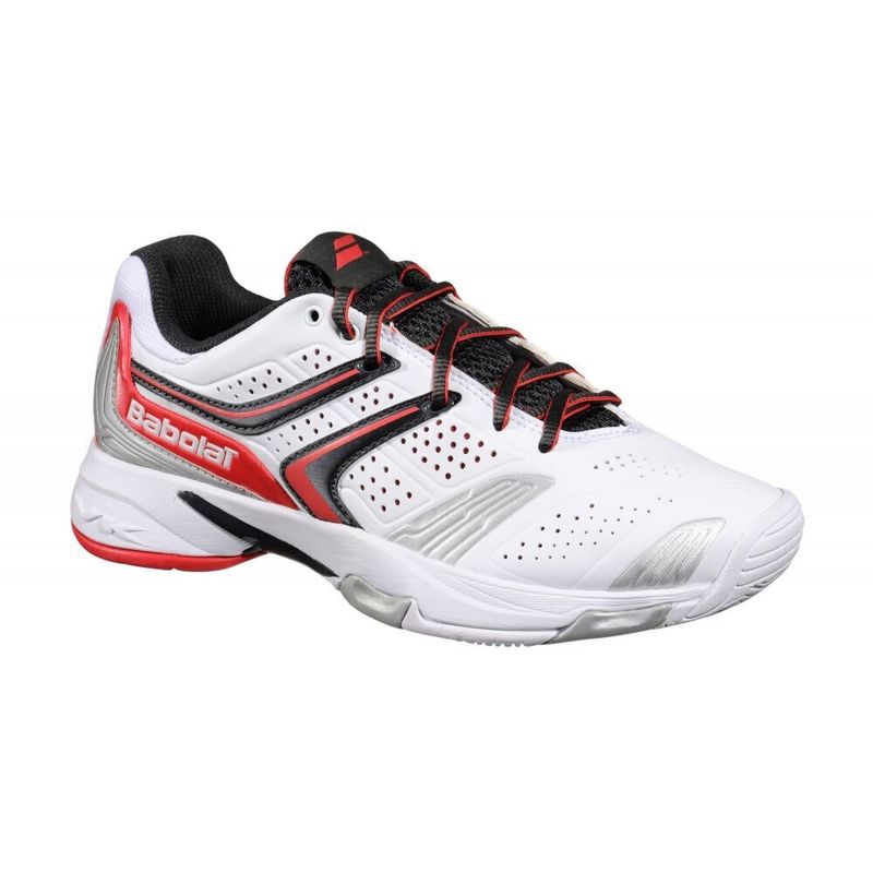 Babolat Drive 3 Junior tennis Shoes- White/Pink