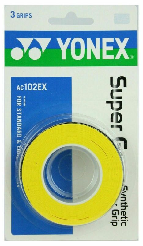 Yonex Wet Super Grap Yellow - 3 Pack
