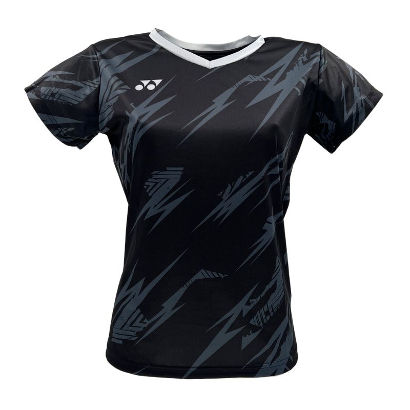 Yonex Women&#39;s T-Shirt YTL8 Black/Silver