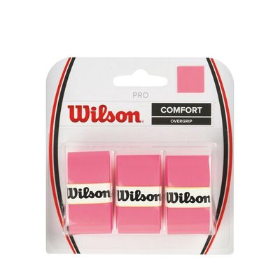 Wilson Pro Comfort Overgrip Pink - 3 Pack Wilson Pro Comfort Overgrip Pink - 3 Pack