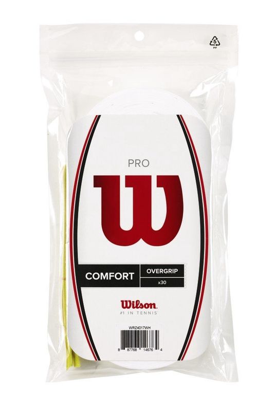 Wilson Pro Comfort Overgrips - 30 Pack - White
