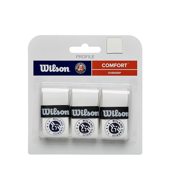 Wilson Roland Garros Profile Comfort Overgrips White - 3 Pack