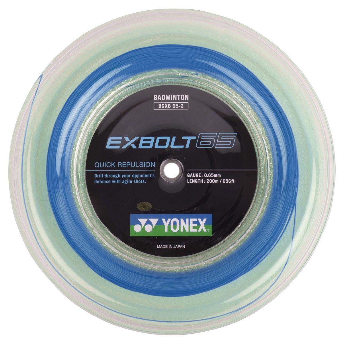 Yonex Exbolt 65 Badminton String Reel 200m - Blue