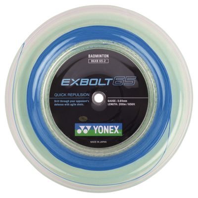 Yonex Exbolt 65 Badminton String Reel 200m - Blue