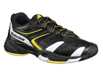 Babolat Drive 3 Junior Tennis Shoe- Black / Yellow