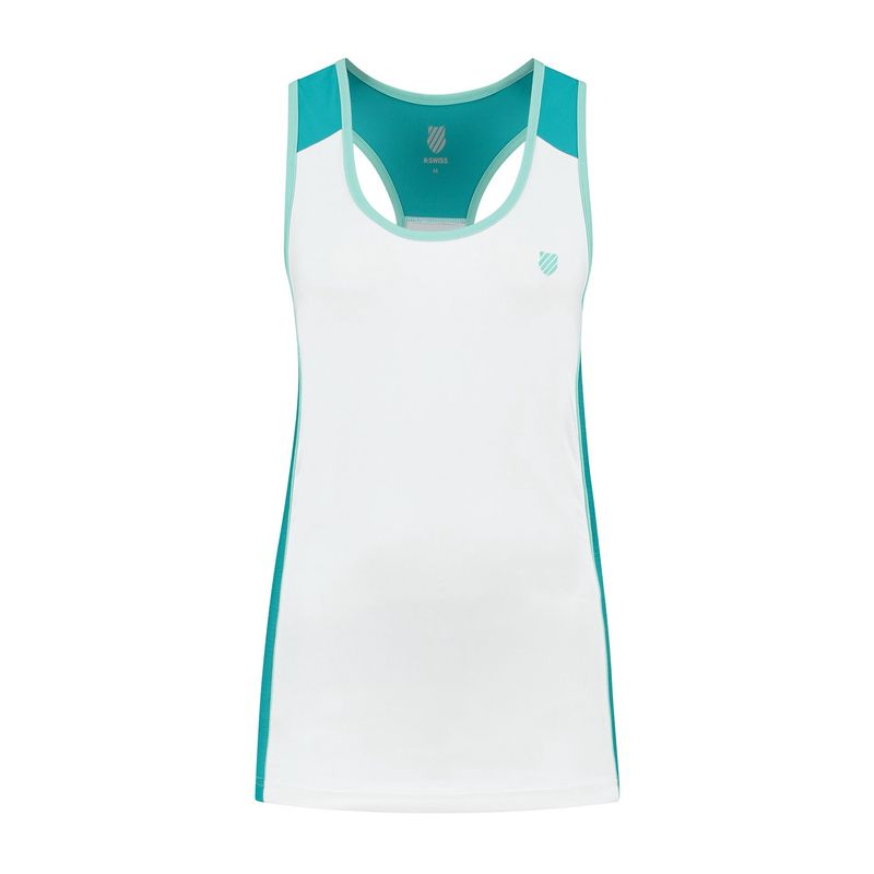 K-Swiss Hypercourt Speed Tank - White/Algiers Blue