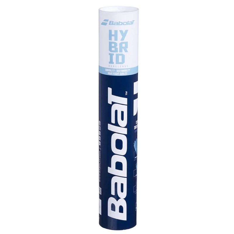 Babolat Hybrid Challenge Feather Shuttlecocks - 1 Dozen