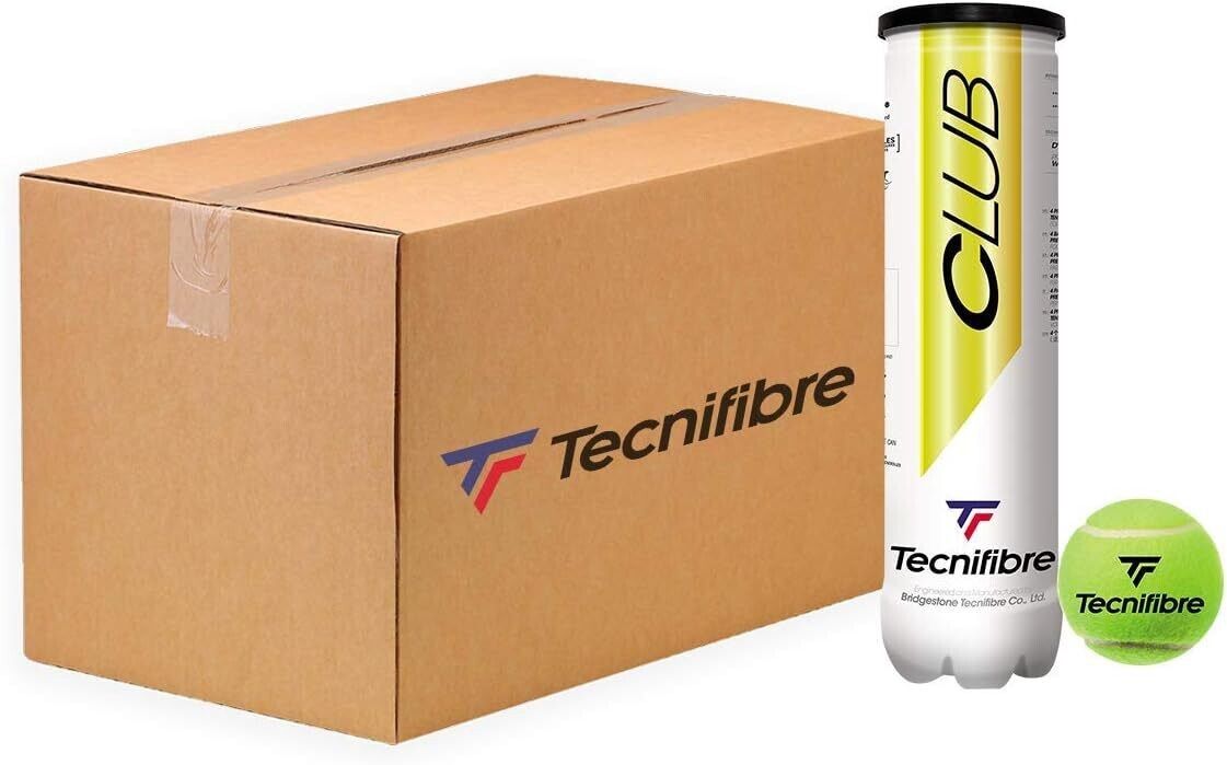 Tecnifibre Club Tennis Balls - 36 x 4 Ball Tube