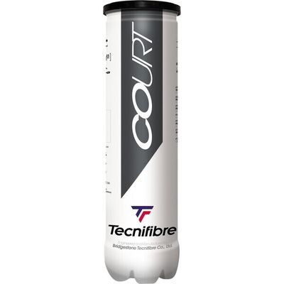 Tecnifibre Court Tennis Balls - 4 Ball Tube