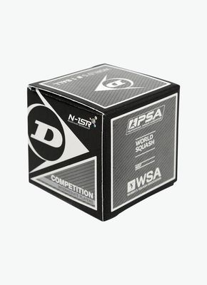 Dunlop Competition Squash Ball Single Yellow Dot