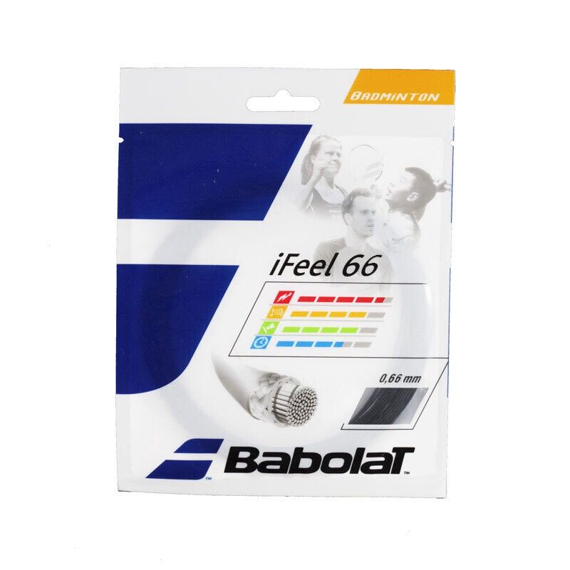 Babolat iFeel 66 Badminton String Set - Black