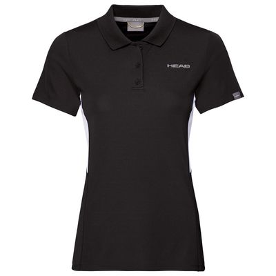 Head Girls Club Tech Polo - Black