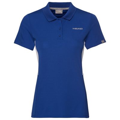 Head Girls Club Tech Polo - Royal Blue