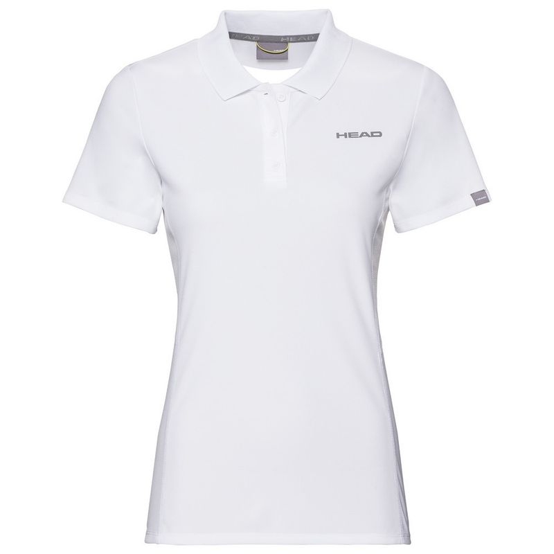 Head Girls Club Tech Polo - White