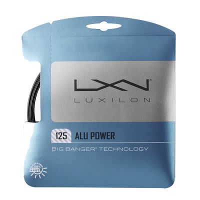 Luxilon Alu Power 125 Tennis String Set - Black