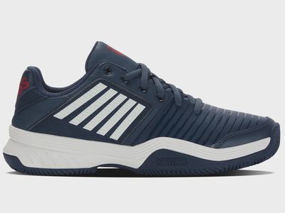 K-Swiss Court Express HB Men&#39;s Tennis Shoes - Blue Opal/White/Lollipop