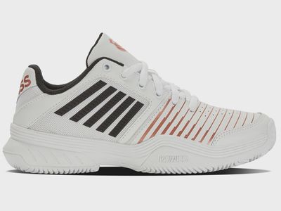 K-Swiss Court Express HB Women&#39;s Tennis Shoes - White/Black/Rose Gold