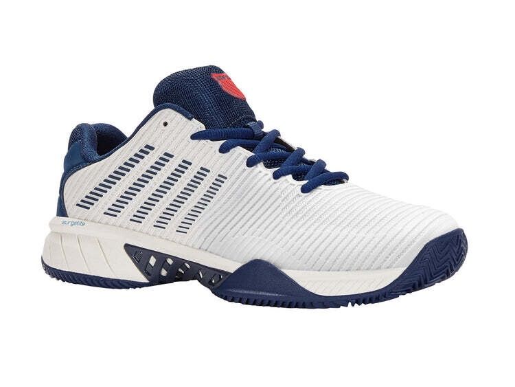 K-Swiss Hypercourt Express 2 HB Men&#39;s Tennis Shoes - White/Blue Opal/Lollipop