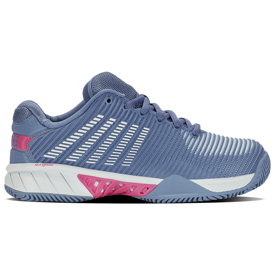 K-Swiss Hypercourt Express 2 HB Women&#39;s Tennis Shoes - Infinity/Blue Blush/Carmine Rose