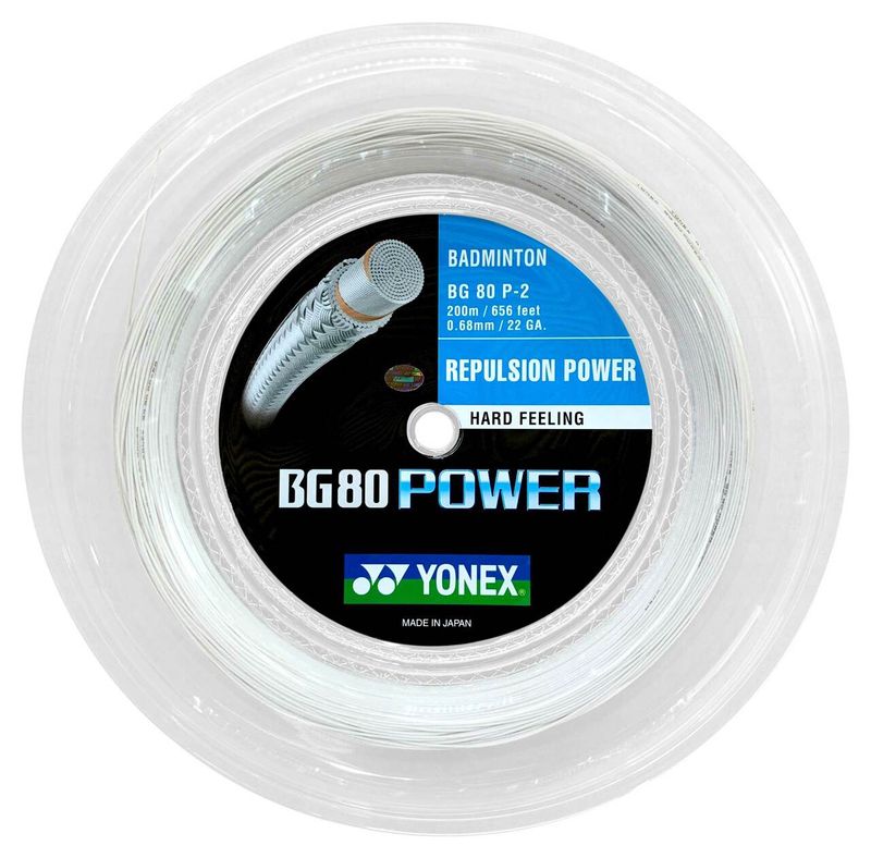 Yonex BG80 Power Badminton String - 200m Reel