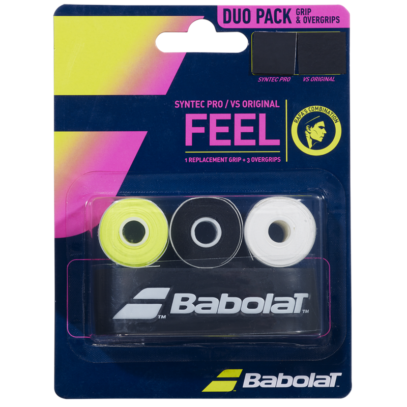 Babolat Syntec Pro + VS Original Grips 2023 (Pack of 4)