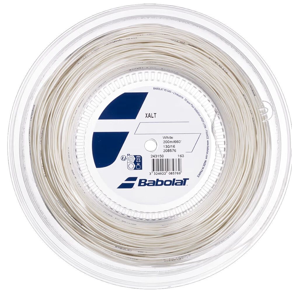 Babolat XALT Tennis String Reel 1.25mm - White