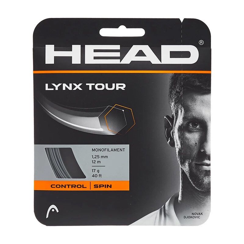 Head Lynx Tour 1.25mm Tennis String Set - Grey