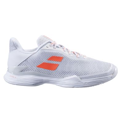 Babolat Jet Tere All Court Women&#39;s Tennis Shoes - White/Living Coral