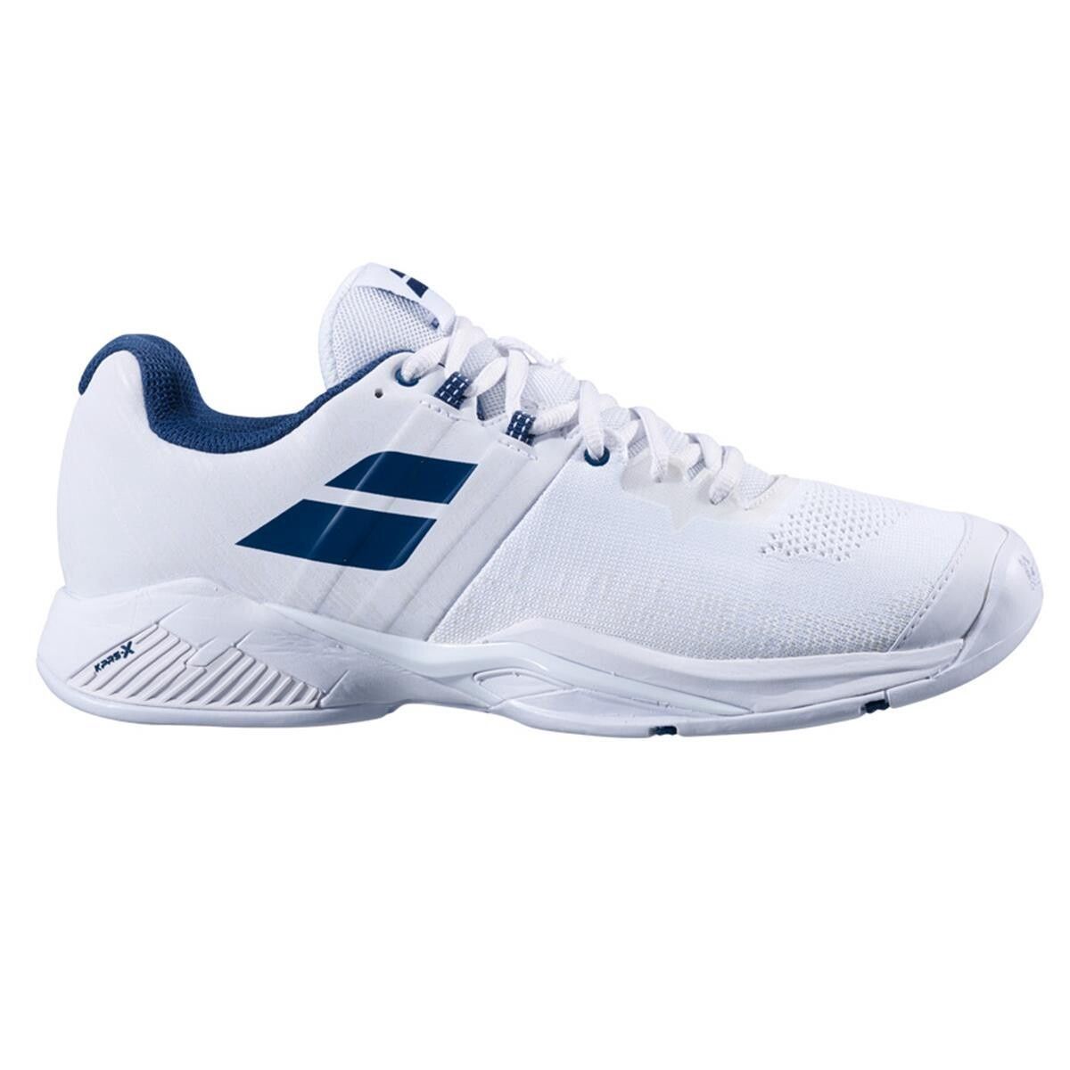 Babolat Propulse Blast AC Mens Tennis Shoes - White/Estate Blue