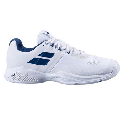 Babolat Propulse Blast AC Mens Tennis Shoes - White/Estate Blue