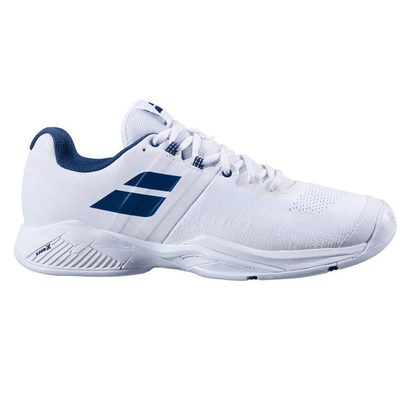 Babolat Propulse Blast AC Mens Tennis Shoes - White/Estate Blue