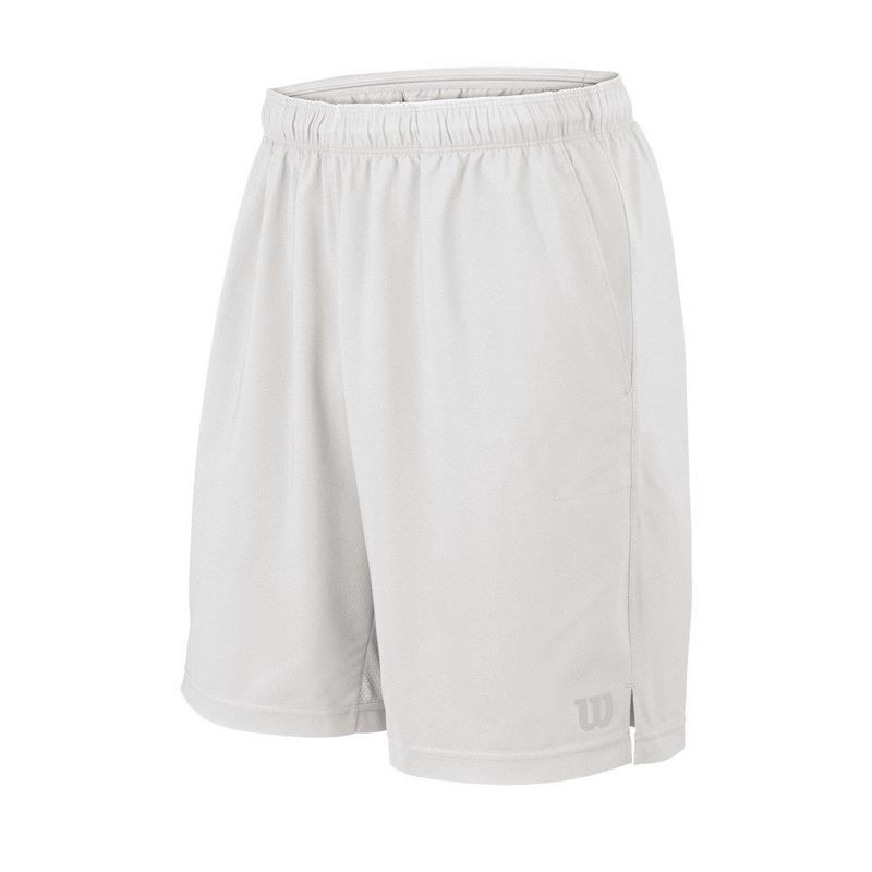 Wilson Men&#39;s Rush 10 Woven Shorts - White