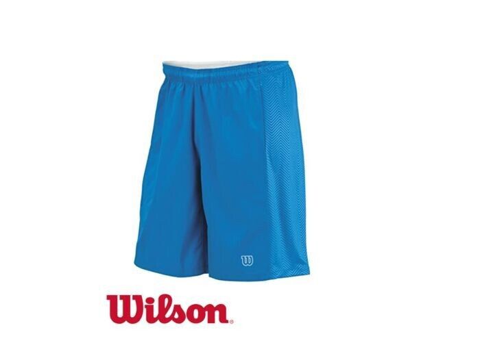 Wilson Men&#39;s Claim Victory Woven Shorts - Pool Blue