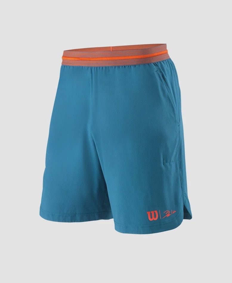 Wilson Men&#39;s Power 8 Short - Blue Coral