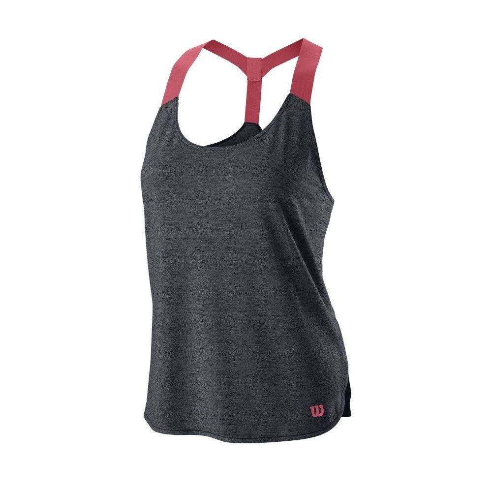 Wilson Competition Flecked Tank - Ebony