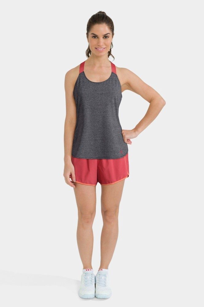Wilson Competition Flecked Tank - Ebony