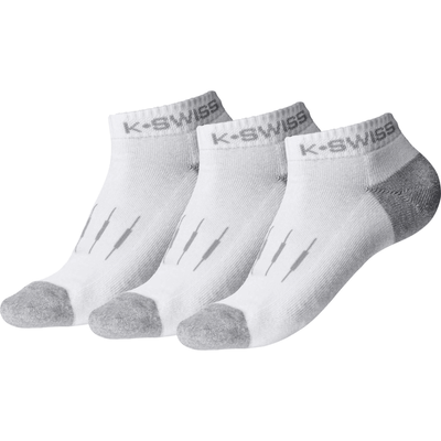K-Swiss Women&#39;s Low Cut Socks White - 3 Pack