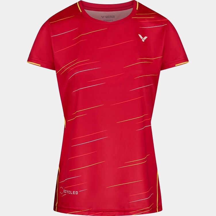 Victor Team T-Shirt T-24101 D Women&#39;s - Red