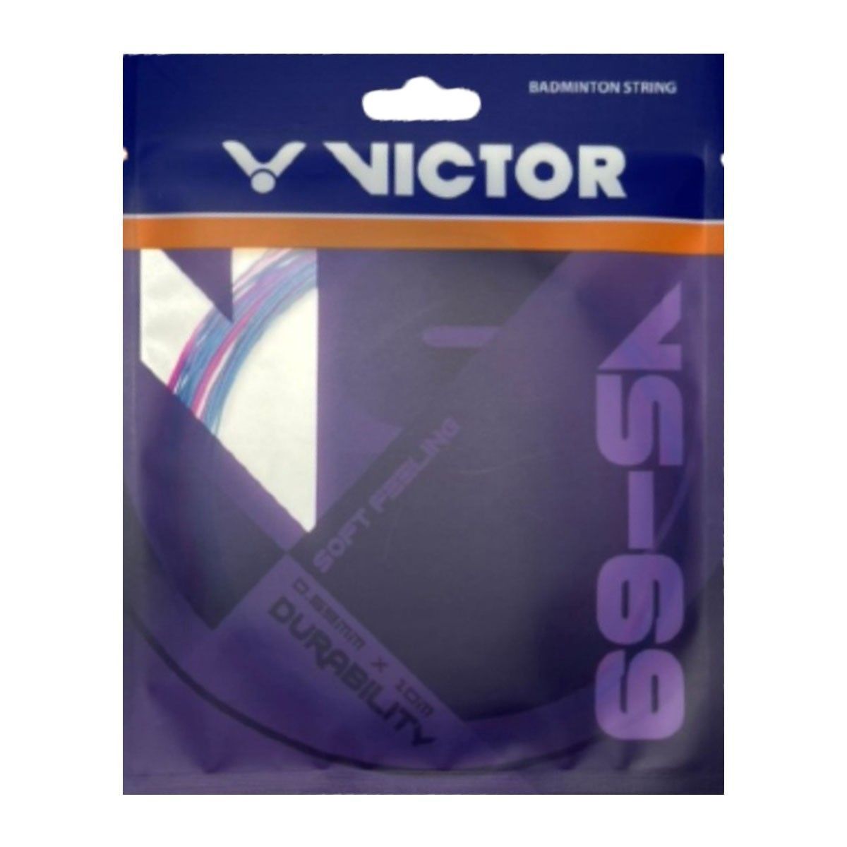 Victor VS 69 Badminton String Set - Purple/Navy