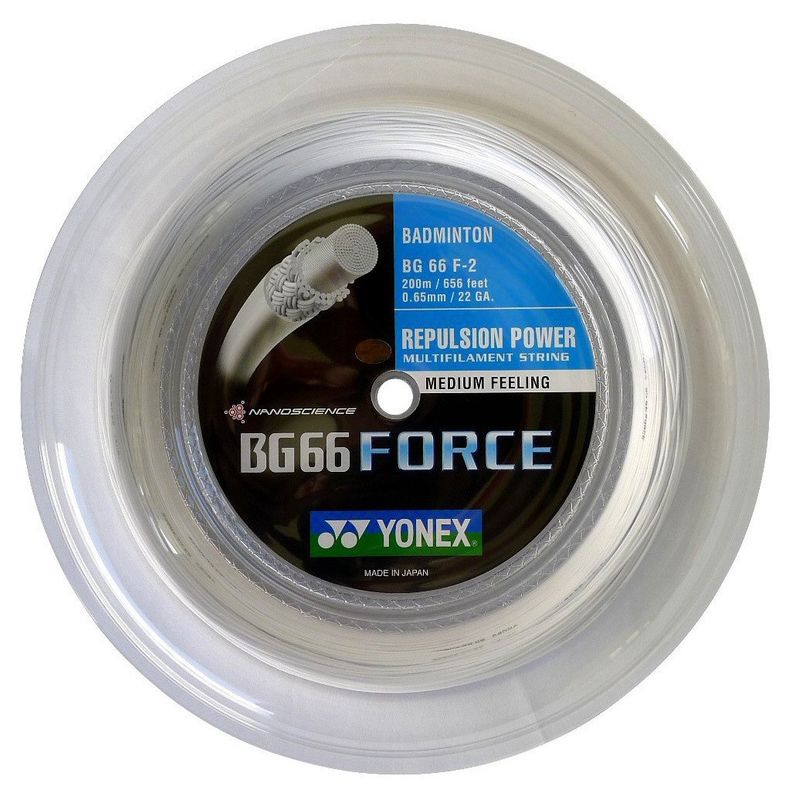 Yonex BG66 Force Badminton String - 200m Reel