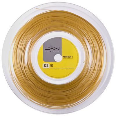 Luxilon 4G 125 Tennis String 200m Reel Gold