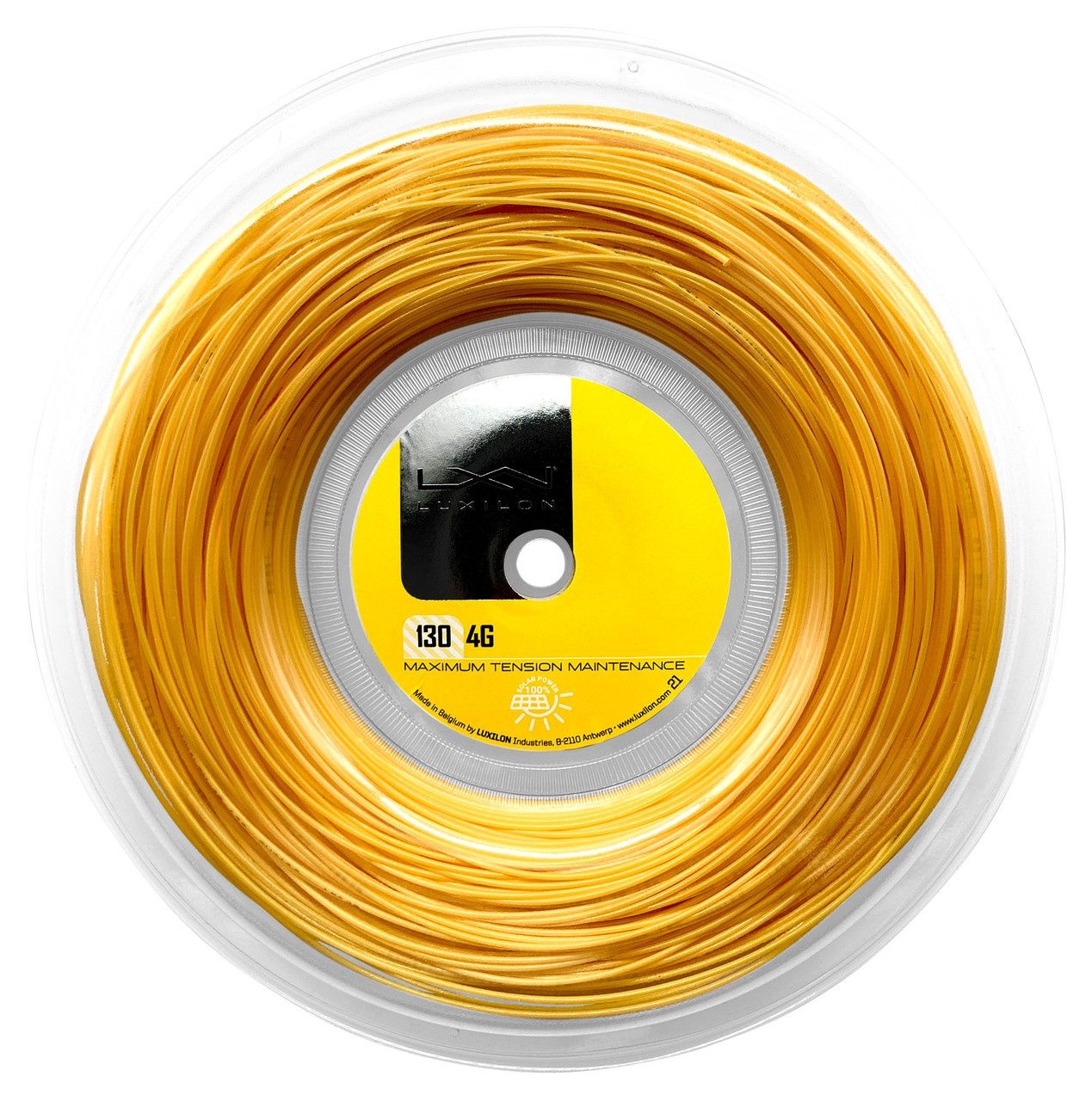 Luxilon 4G 130 Tennis String 200m Reel Gold