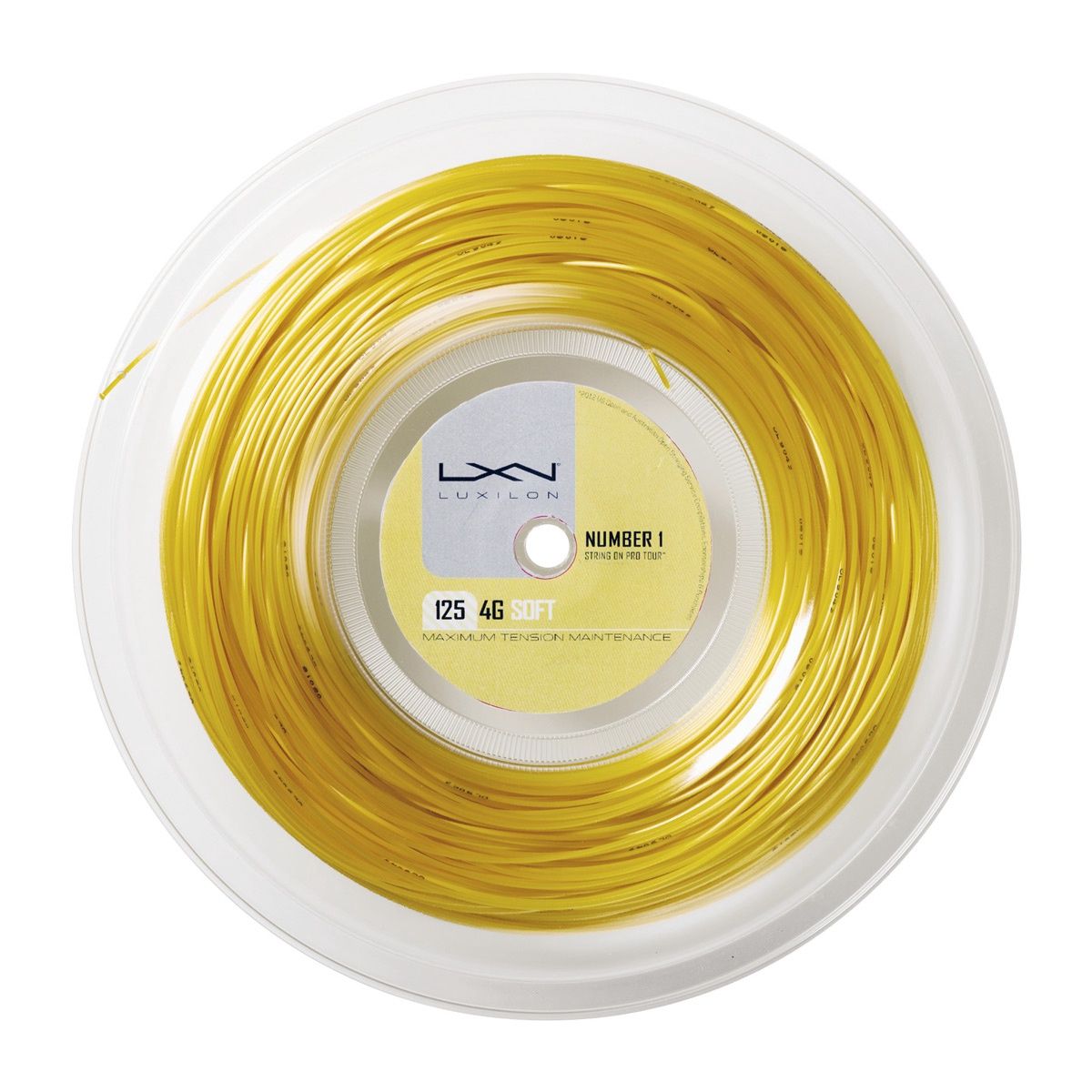 Luxilon 4G Soft 125 Tennis String 200m Reel Gold