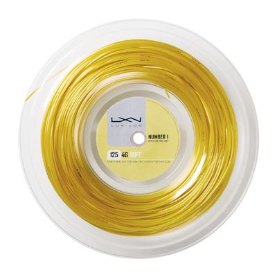 Luxilon 4G Soft 125 Tennis String 200m Reel Gold