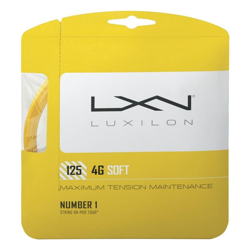 Luxilon 4G Soft 125 Tennis String Set - Gold