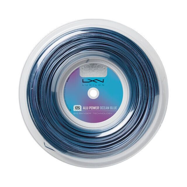 Luxilon Alu Power 125 Tennis String Reel 200m Ocean Blue
